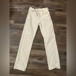 Madewell 90s Straight Off-White Denim Pants